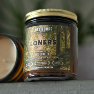 Last Looks Grooming Movie Scented Candle Loners Inspired By The Lobster A24 Yorgos Lanthimos Colin Farrell Rachel Weisz Olivia Colman