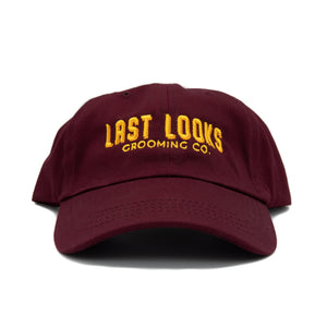 Last Looks Apparel Dad Hat Maroon