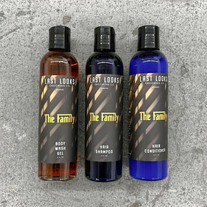 Hair & Body Shower Set - Body Wash Gel, Hair Shampoo, And Hair Conditioner